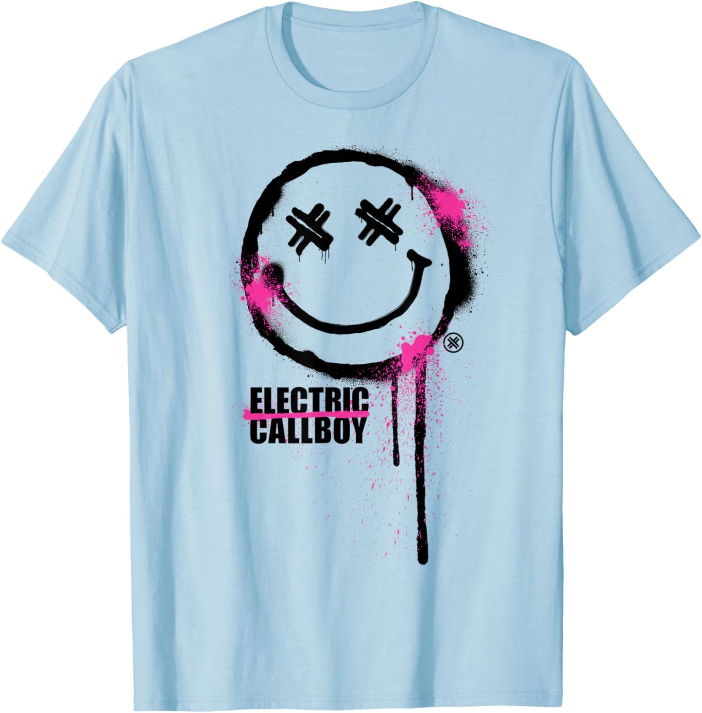 Spray Smile T-Shirt - T-Shirt | Light Blue
