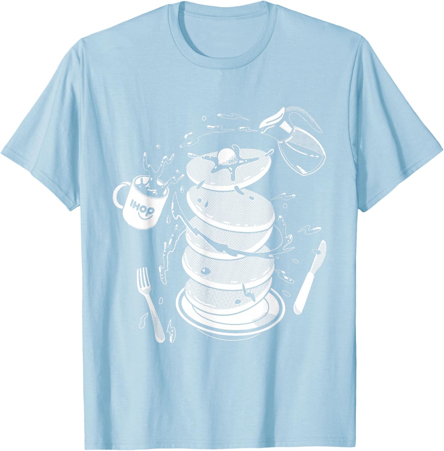 IHOP Super Stacks T-Shirt - T-Shirt | Light Blue