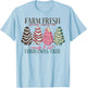 Farm Fresh Christmas Tree Cakes Funny Tree Farm Xmas Women T-Shirt - T-Shirt | Light Blue
