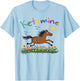 Horse Hand Drawing Meme Funny Humor Sarcasm BFF Ketamine T-Shirt - T-Shirt | Light Blue