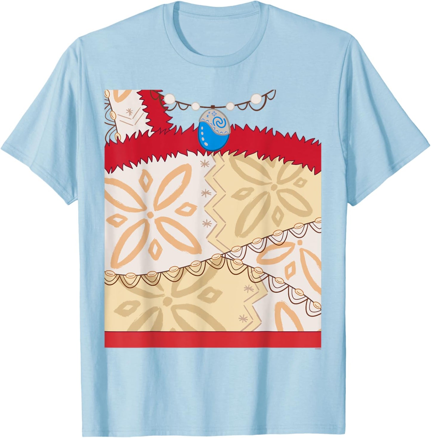 Disney Moana 2 Halloween Moana’s New Dress Costume T-Shirt - T-Shirt | Light Blue