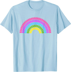 Gummy Bear Rainbow Candy T-Shirt - T-Shirt | Light Blue