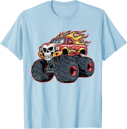 Monster Truck for toddlers Youth & Adults T-Shirt - T-Shirt | Light Blue
