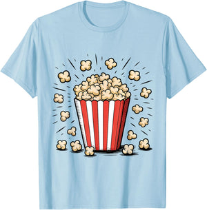 Popcorn T-Shirt - T-Shirt | Light Blue