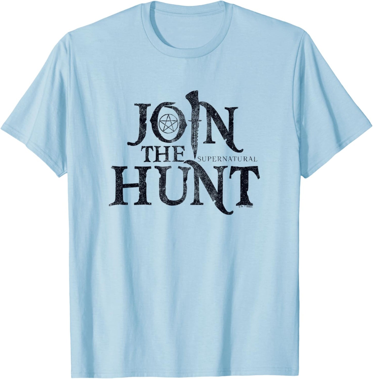 Supernatural Join the Hunt Logo T-Shirt - T-Shirt | Light Blue