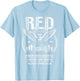 RED Friday Remember Everyone Deployed Patriotic Military T-Shirt - T-Shirt | Light Blue