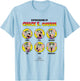 Chuck E. Cheese Expressions Of Chuck Big Chest Panels T-Shirt - T-Shirt | Light Blue