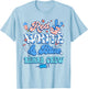 Groovy Red White Blue Rehab Crew Rehab Nurse 4th Of July T-Shirt - T-Shirt | Light Blue