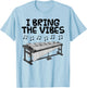 Vibraphone, I Bring The Vibes, Vibraphonist Percussion Funny T-Shirt - T-Shirt | Light Blue