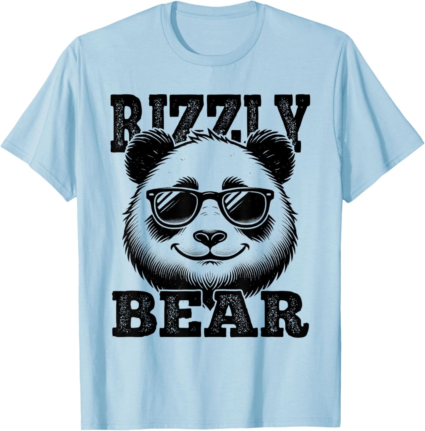 Rizzly Bear Panda Bear W Rizzler Funny Rizz T-Shirt - T-Shirt | Light Blue