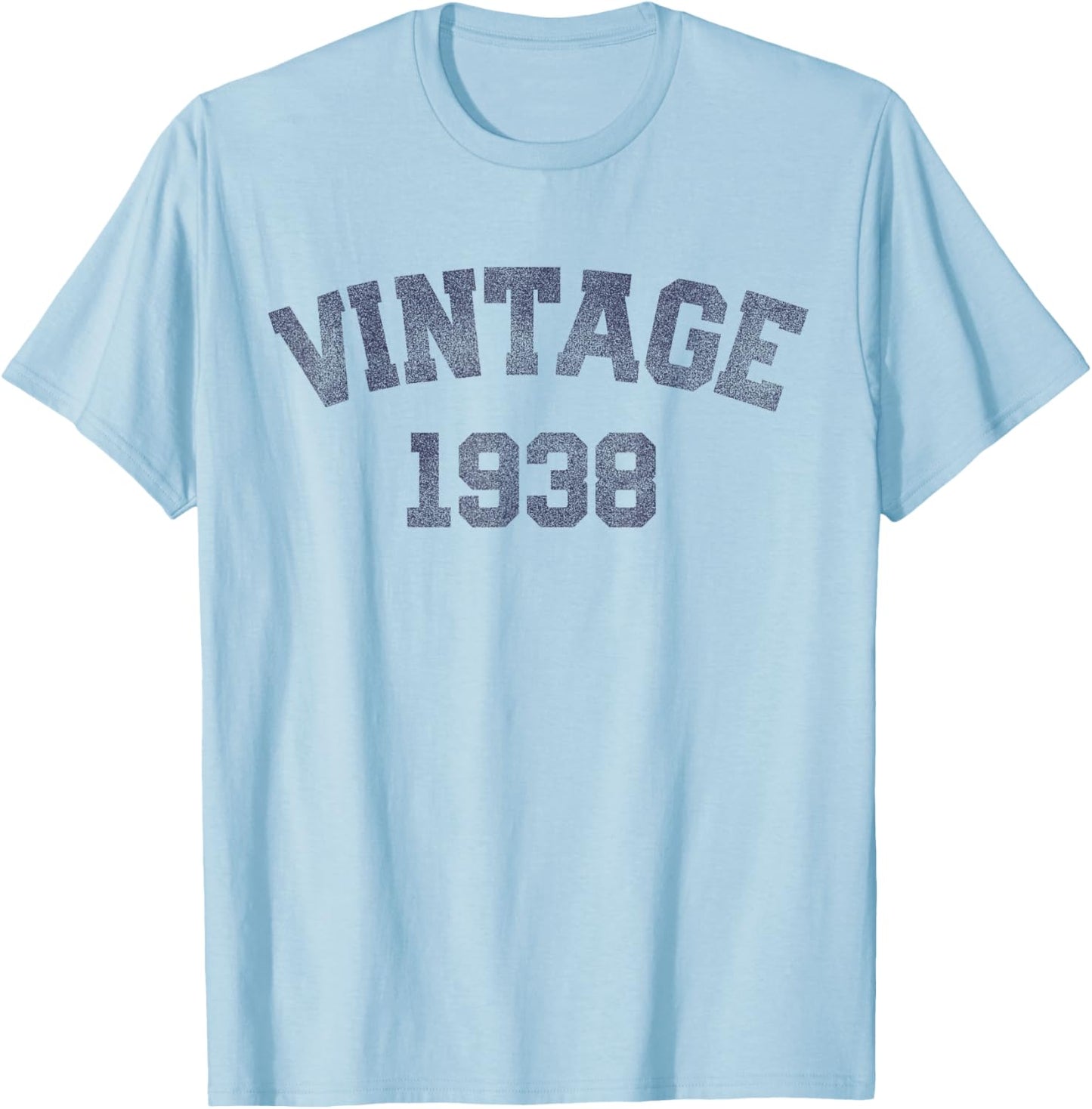 1938 Birthday 88th Bday Vintage 88 Years Old - Retro T-Shirt - T-Shirt | Light Blue