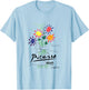 Picasso Flowers Drawing Classic Graphic Art T-Shirt - T-Shirt | Light Blue