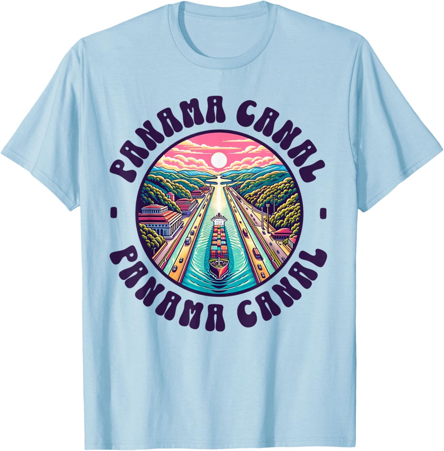 Panama Canal T-Shirt - T-Shirt | Light Blue