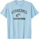 Carolina Hurricanes Vintage Hockey Red Officially Licensed T-Shirt - T-Shirt | Light Blue