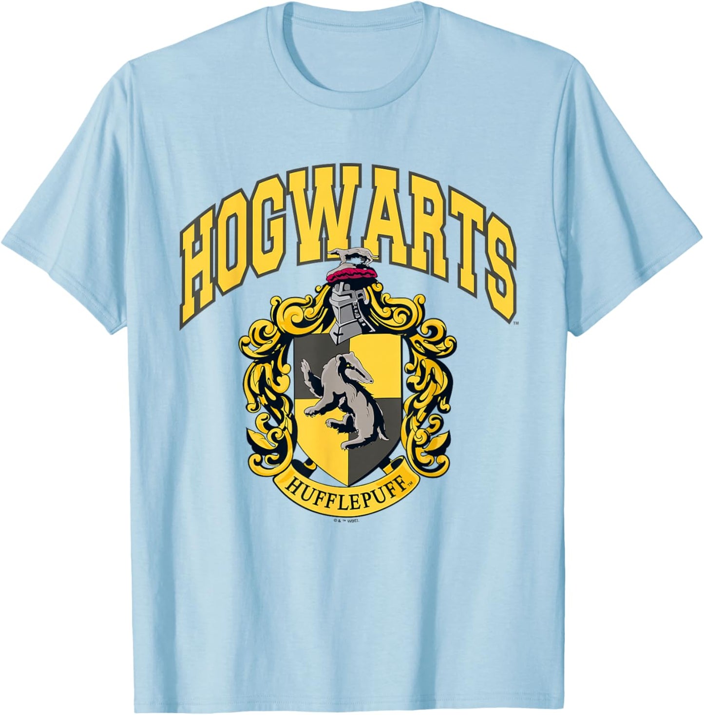 Harry Potter Hogwarts Hufflepuff T-Shirt - T-Shirt | Light Blue