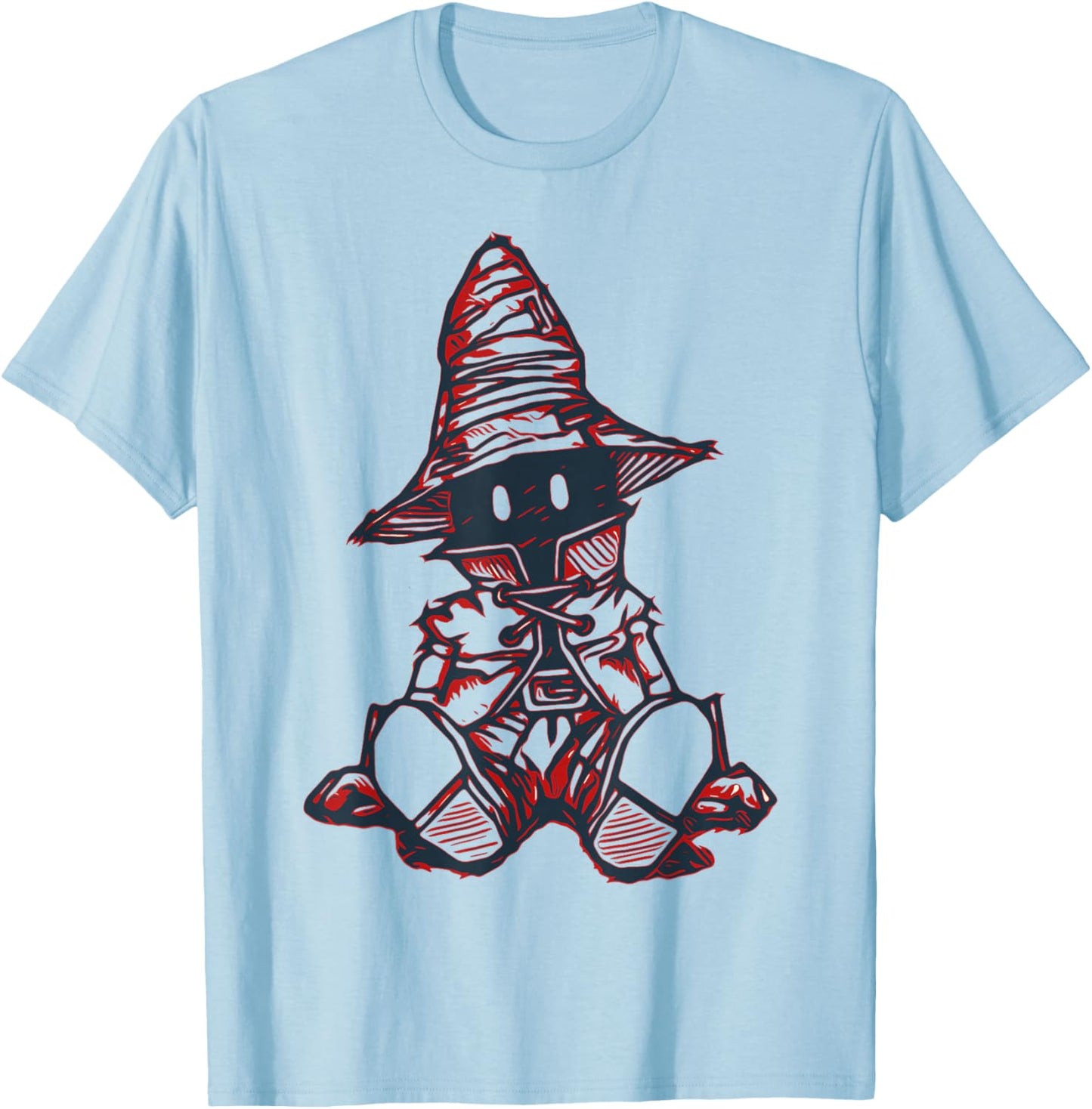 Cute Mystic Mage Retro Gamer RPG T-Shirt - T-Shirt | Light Blue
