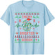 Medical Surgical Telemetry Christmas Nurse Tele Tech EKG T-Shirt - T-Shirt | Light Blue