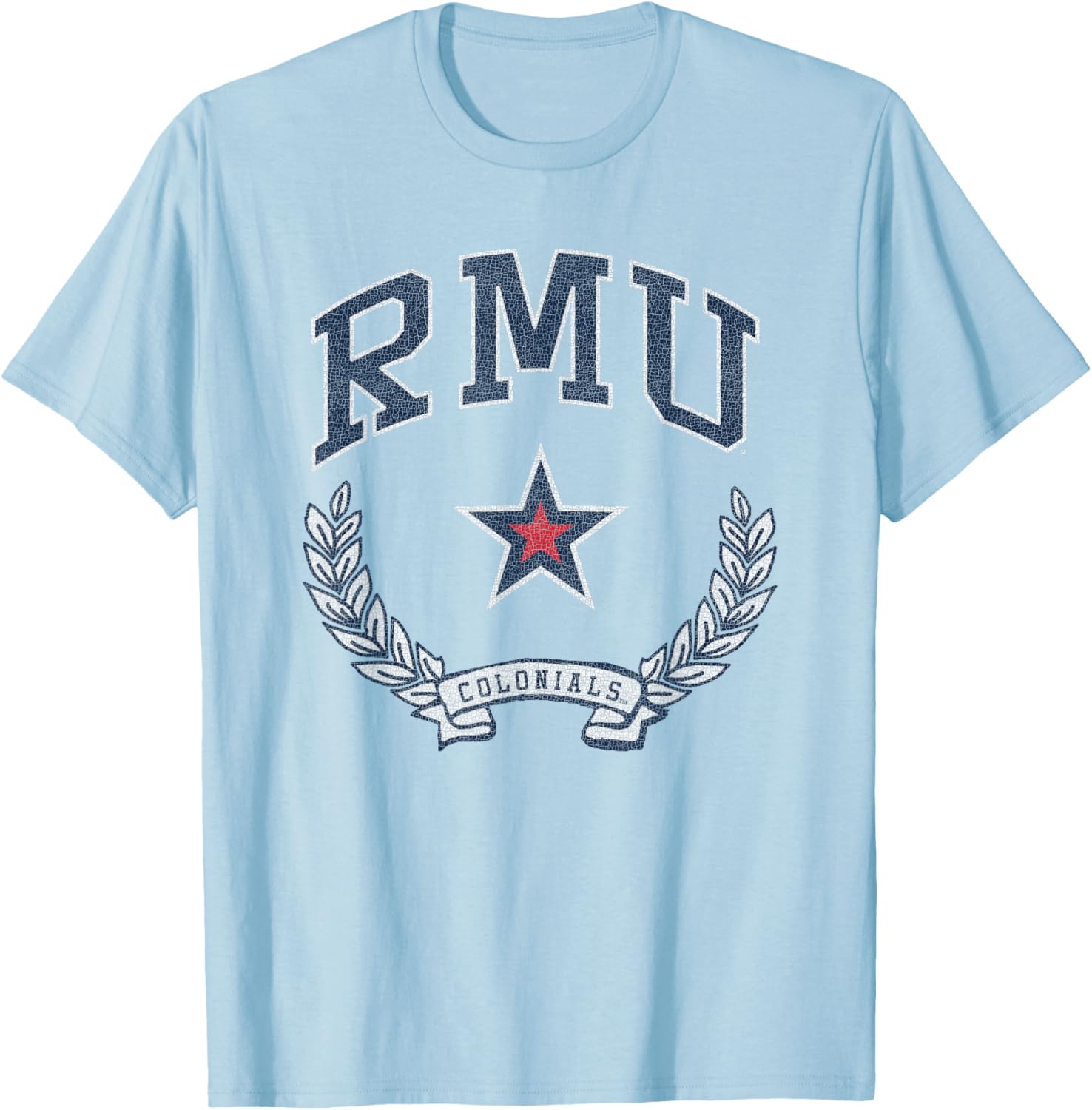 Robert Morris Colonials Victory Vintage Red T-Shirt - T-Shirt | Light Blue