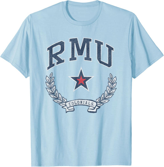 Robert Morris Colonials Victory Vintage Red T-Shirt - T-Shirt | Light Blue