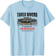 Three Rivers Stadium Pittsburgh Vintage 70s Sports T-Shirt - T-Shirt | Light Blue