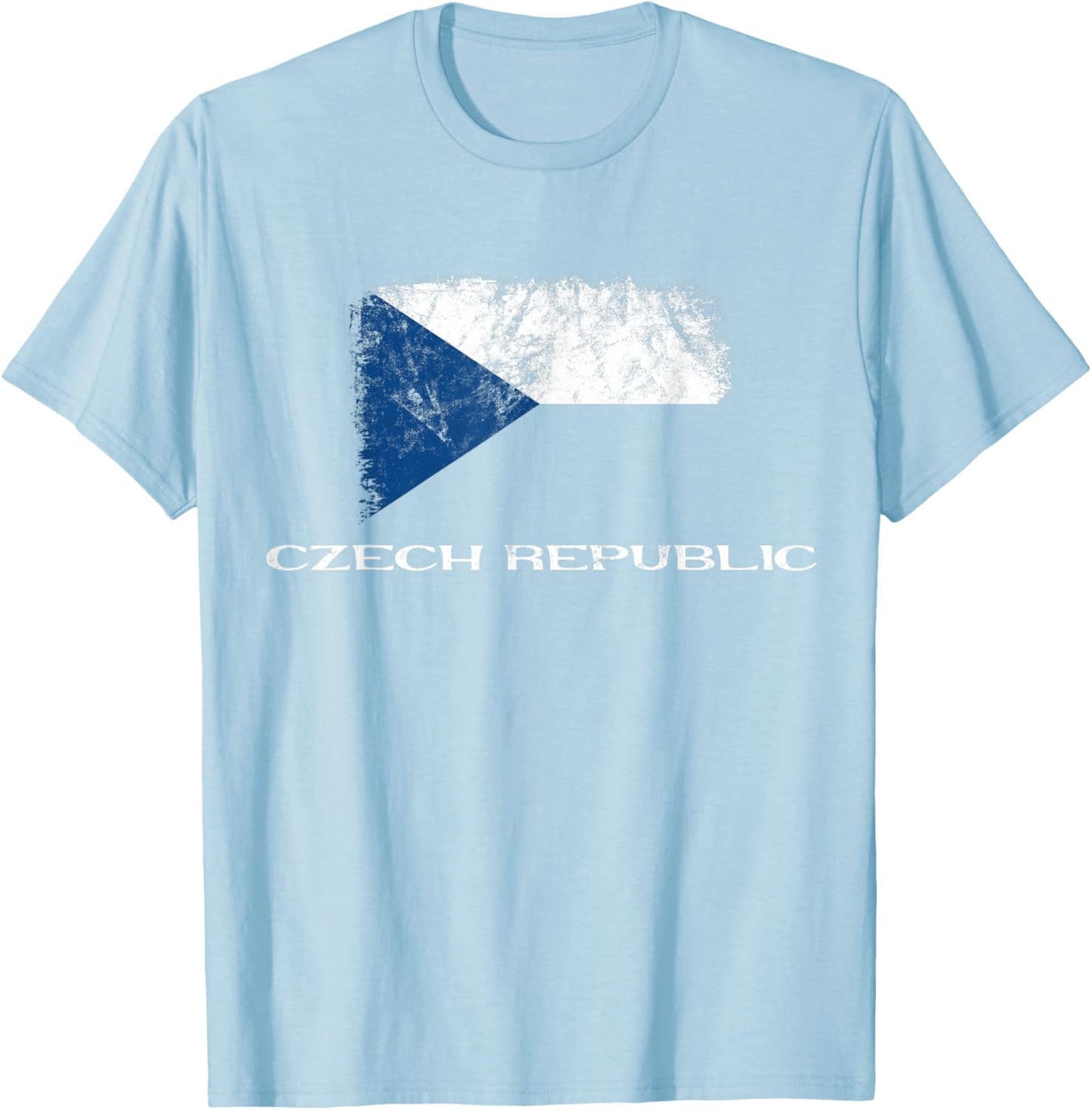 Czech Republic Flag, Czech Republic Travel, Czech Flag T-Shirt - T-Shirt | Light Blue