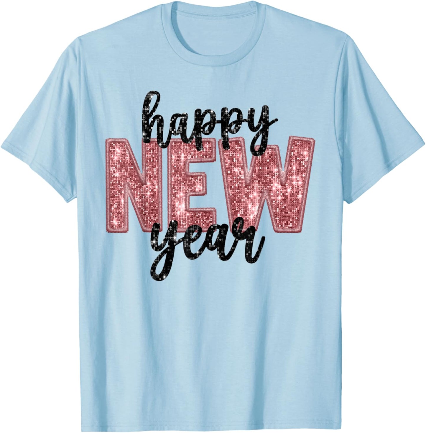 Happy New Year 2026 New Year's Eve Party Countdown Family T-Shirt - T-Shirt | Light Blue