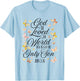 John 3:16 Scripture Bible Verse Butterfly Christian Quote T-Shirt - T-Shirt | Light Blue