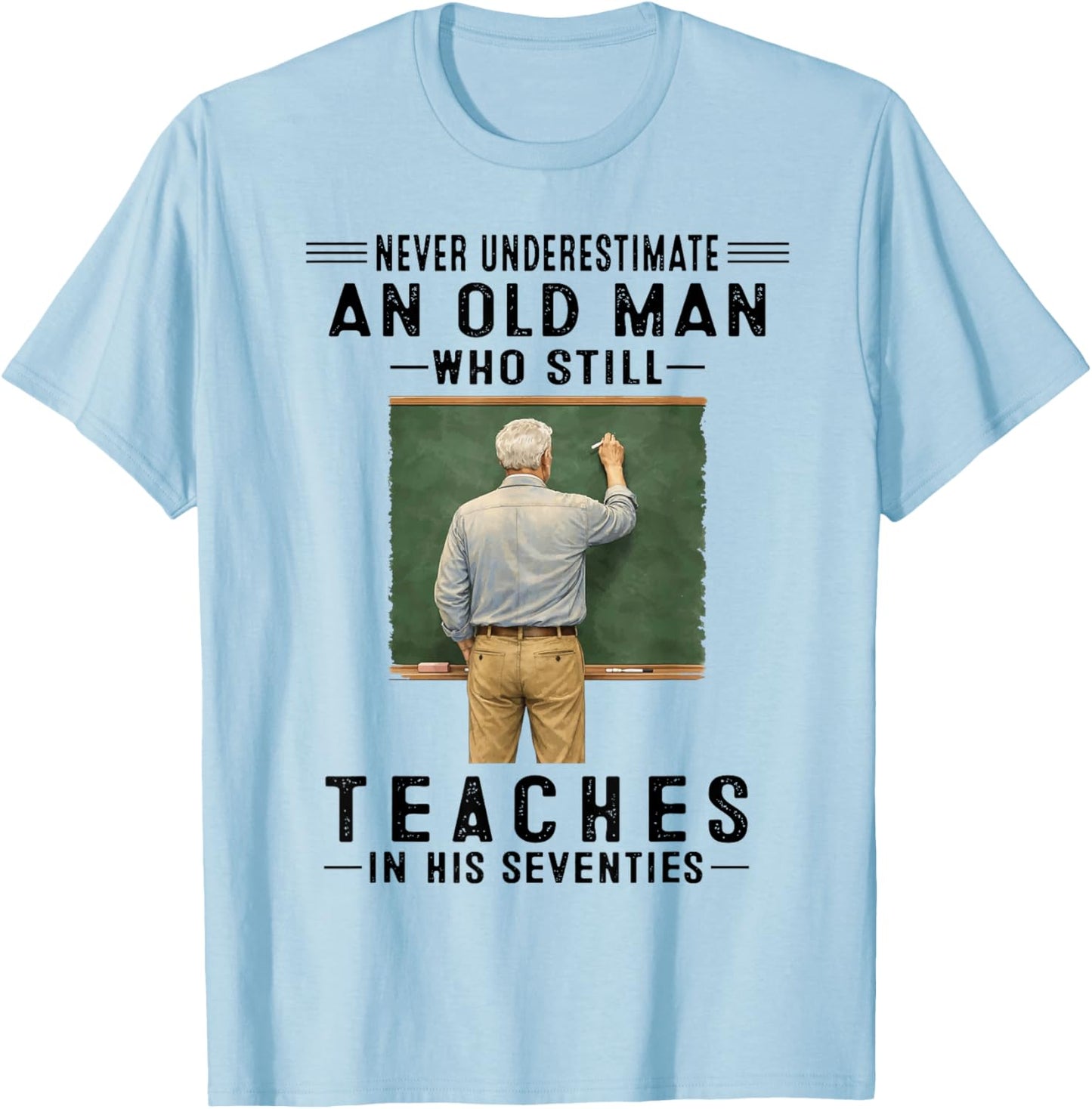 in His T-Shirt - T-Shirt | Light Blue