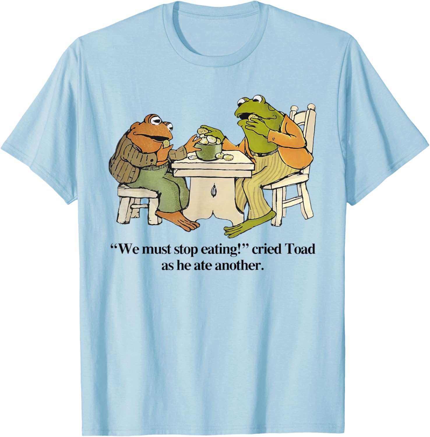 We Must Stop Eating Toad As He Ate Another Frog Men T-Shirt - T-Shirt | Light Blue