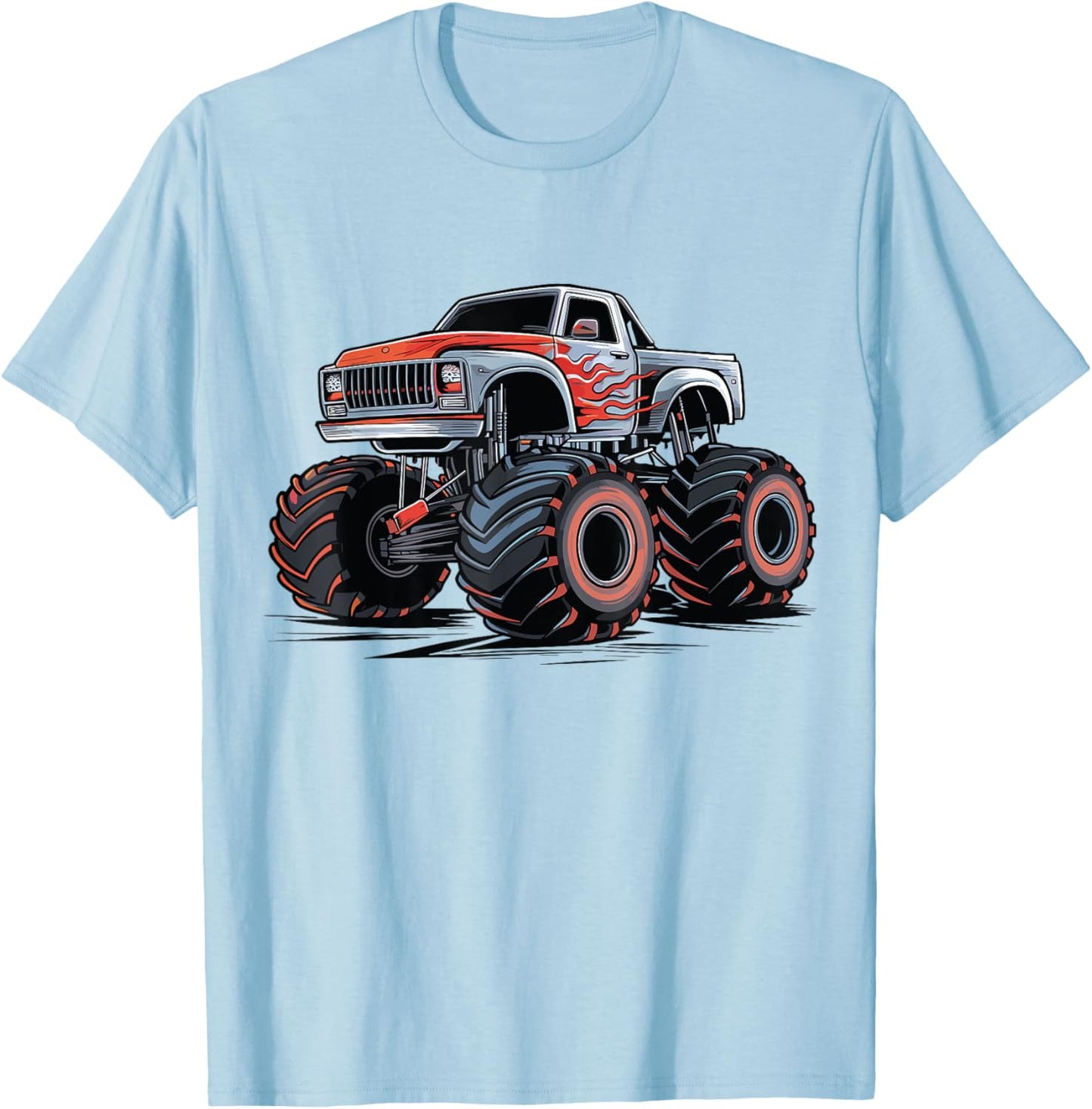 Monster Truck for toddlers Youth & Adults T-Shirt - T-Shirt | Light Blue