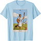 The Fool Tarot Card Vintage Design T-Shirt - T-Shirt | Light Blue