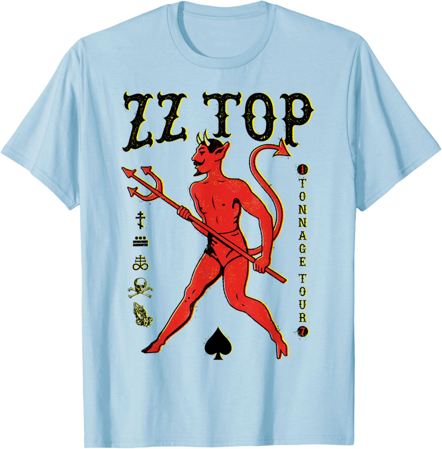 ZZ Top El Diablo T-Shirt - T-Shirt | Light Blue