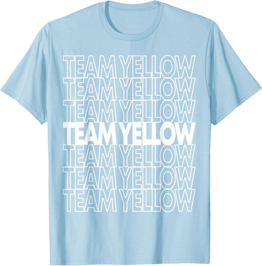 Team Yellow School Spirit T-Shirt - T-Shirt | Light Blue