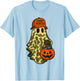 Camo Ghost Candy Hunter Halloween Funny Boys Kid Men Hunting T-Shirt - T-Shirt | Light Blue