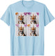 Tiger Wildlife Party Hat Jungle Animal Safari Tiger Birthday T-Shirt - T-Shirt | Light Blue