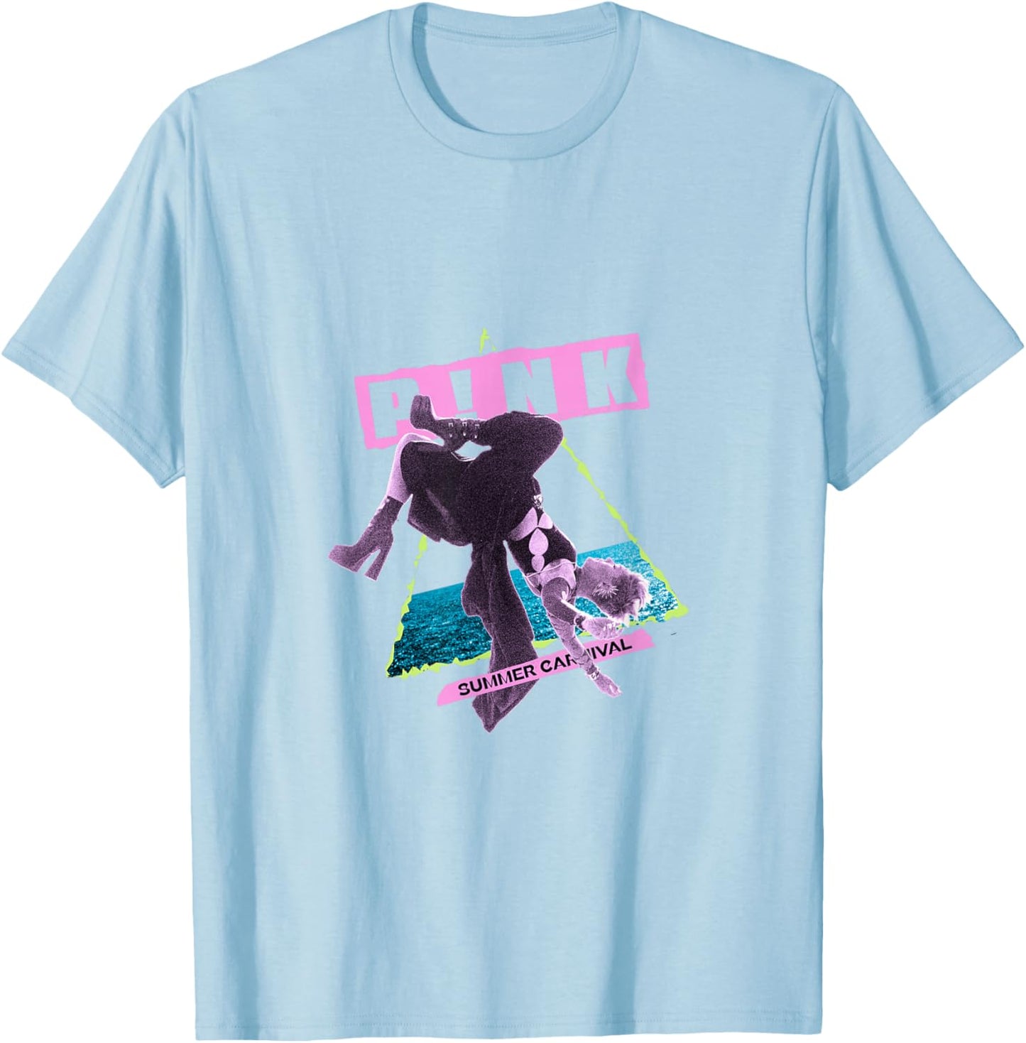 P!NK Summer Carnival T-Shirt - T-Shirt | Light Blue