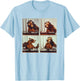 DJ Animal On Decks DJ Booth Bear DJ Turntable EDM House T-Shirt - T-Shirt | Light Blue