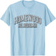 Vintage Homewood Alabama AL Retro City T-Shirt - T-Shirt | Light Blue