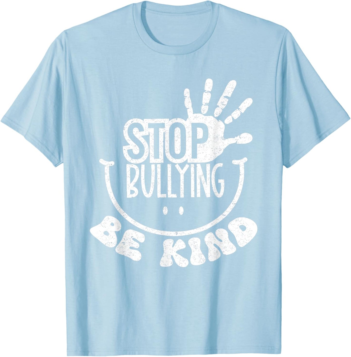 Unity Day 2025 Anti Bullying, Be Kind Orange End Bullying T-Shirt - T-Shirt | Light Blue