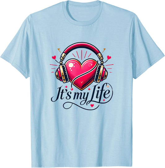 & Juliet My Life Musical Theatre Heart Musicals T-Shirt - T-Shirt | Light Blue