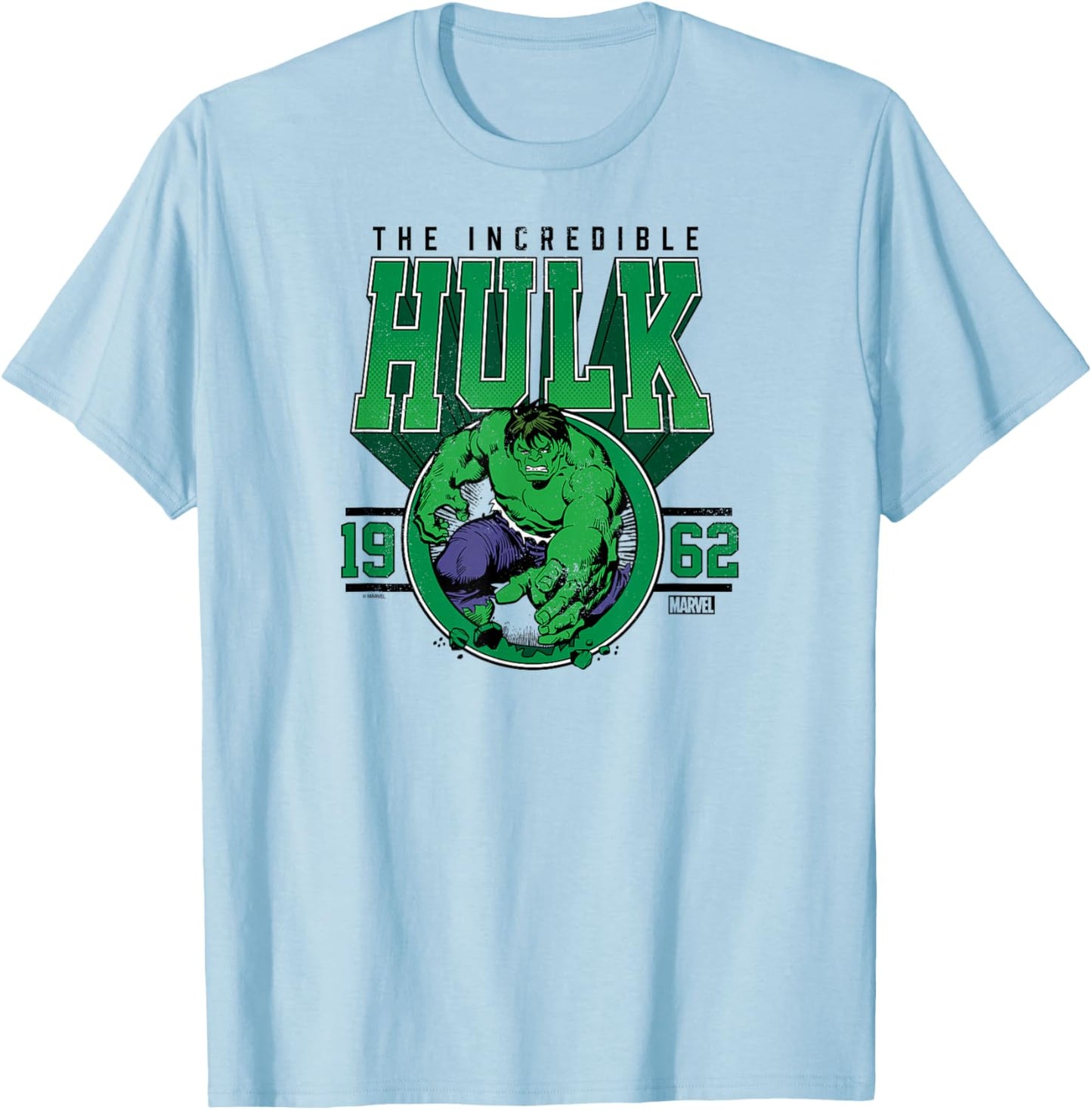 Hulk - Collegiate T-Shirt - T-Shirt | Light Blue