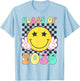 Retro Class of 2036 Grow With Me Back to School Kindergarten T-Shirt - T-Shirt | Light Blue