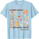 Autumn Leaves And Babies Please, Fall Labor & Delivery Nurse T-Shirt - T-Shirt | Light Blue