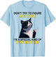 Cat Don't Try to Figure Me Out I'm A Special Kind of Twisted T-Shirt - T-Shirt | Light Blue
