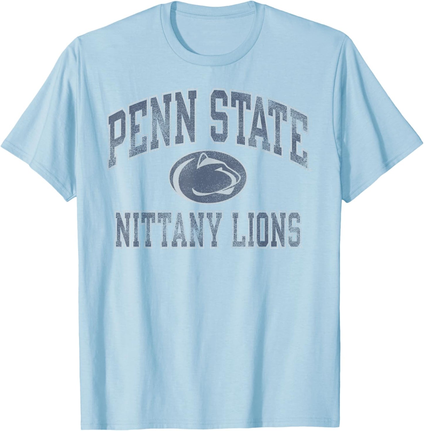 Penn State Nittany Lions Vintage Worn Gray T-Shirt - T-Shirt | Light Blue