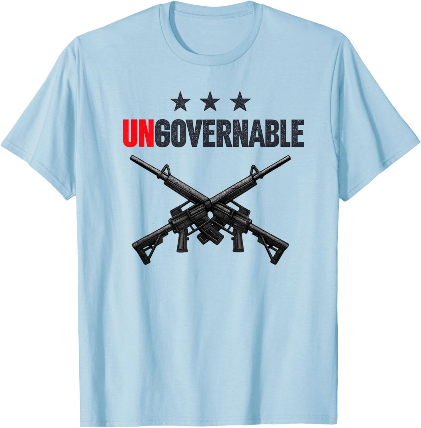 Ungovernable Designed by Obi's T-Shirt - T-Shirt | Light Blue