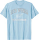 Detroit Red Wings Vintage Hockey Red Officially Licensed T-Shirt - T-Shirt | Light Blue
