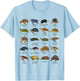 Tortoises and Turtles - Types of Turtles T-Shirt - T-Shirt | Light Blue