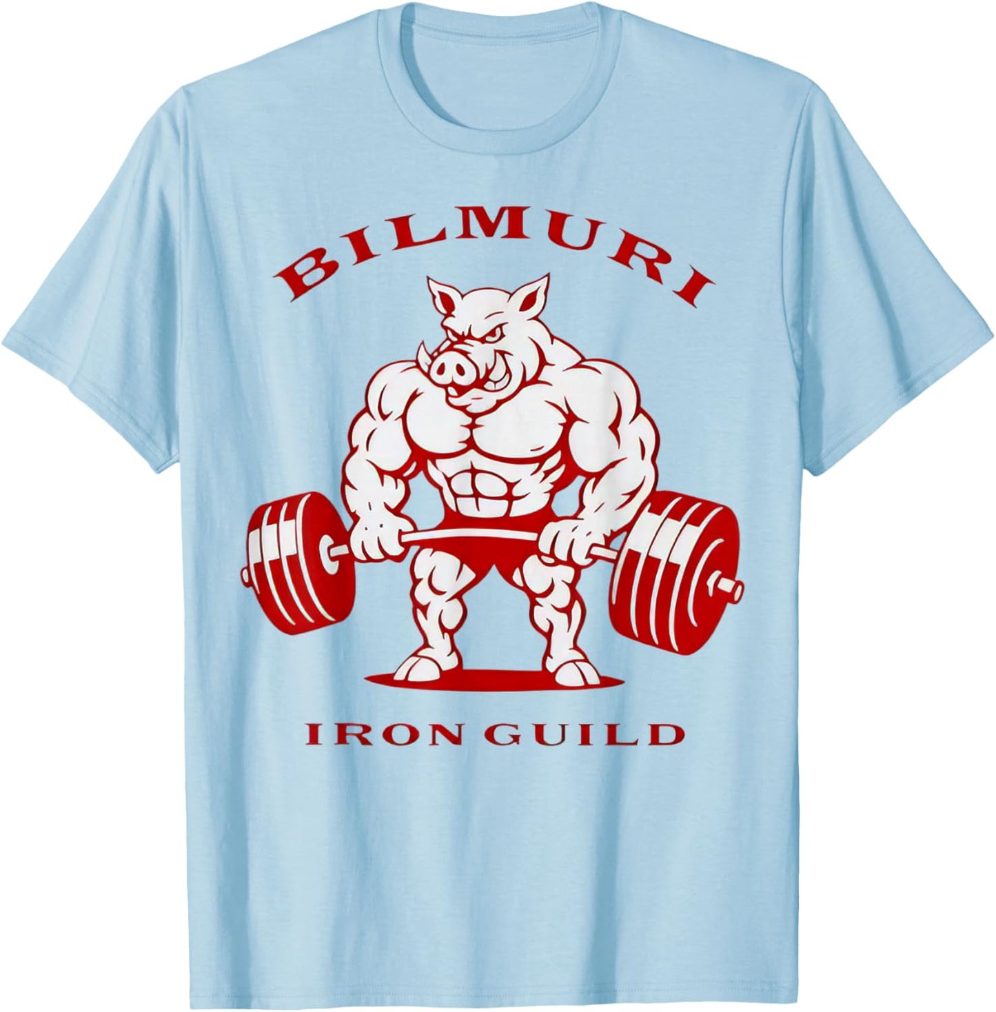 Pig bilmurI Iron Guild Gym T-Shirt - T-Shirt | Light Blue