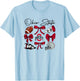 Ohio State Buckeyes Football Bows Gray Officially Licensed T-Shirt - T-Shirt | Light Blue